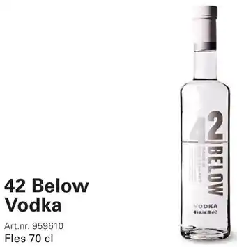 Sligro 42 Below Vodka aanbieding