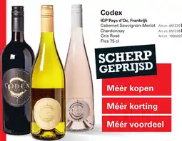 Sligro Codex IGP Pays d'Oc, Frankrijk aanbieding