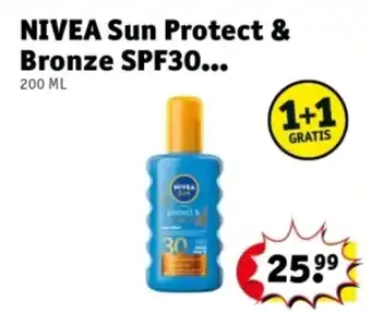 Kruidvat NIVEA Sun Protect & Bronze SPF30 aanbieding