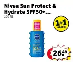 Kruidvat Nivea Sun Protect & Hydrate SPF50+ aanbieding