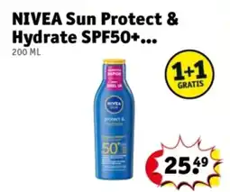 Kruidvat NIVEA Sun Protect & Hydrate SPF50+ aanbieding