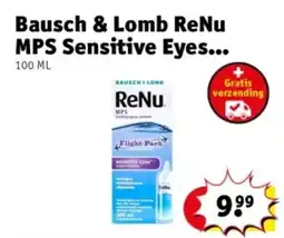 Kruidvat Bausch & Lomb ReNu MPS Sensitive Eyes. aanbieding