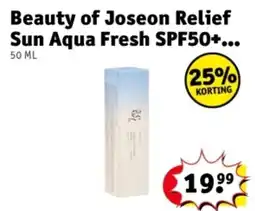Kruidvat Beauty of Joseon Relief Sun Aqua Fresh SPF50+ aanbieding