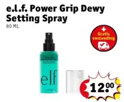 Kruidvat E.l.f. Power Grip Dewy Setting Spray aanbieding