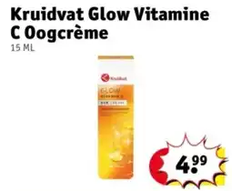 Kruidvat Kruidvat Glow Vitamine C Oogcrème aanbieding