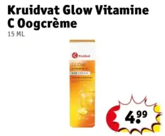 Kruidvat Kruidvat Glow Vitamine C Oogcrème aanbieding