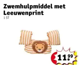 Kruidvat Zwemhulpmiddel met Leeuwenprint aanbieding