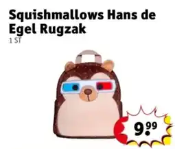 Kruidvat Squishmallows Hans de Egel Rugzak aanbieding