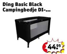 Kruidvat Ding Basic Black Campingbedje aanbieding