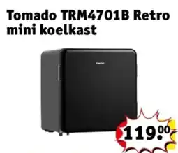 Kruidvat Tomado TRM4701B Retro mini koelkast aanbieding