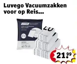 Kruidvat Luvego Vacuumzakken voor op Reis. aanbieding