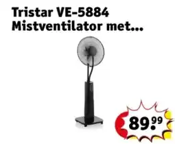 Kruidvat Tristar VE-5884 Mistventilator met. aanbieding