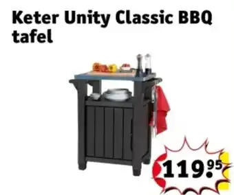 Kruidvat Keter Unity Classic BBQ tafel aanbieding