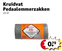 Kruidvat Kruidvat Pedaalemmerzakken aanbieding