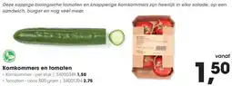 HANOS Komkommers en tomaten aanbieding