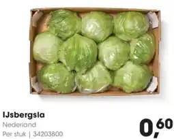 HANOS IJsbergsla aanbieding
