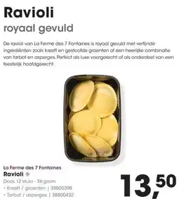 HANOS La Ferme des 7 Fontaines Ravioli aanbieding