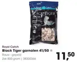 HANOS Royal Catch Black Tiger garnalen 41/50 aanbieding