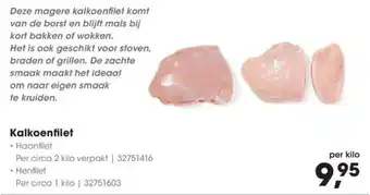 HANOS Kalkoenfilet aanbieding