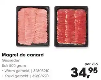 HANOS Magret de canard aanbieding