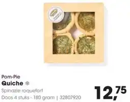 HANOS Pom-Pie Quiche aanbieding