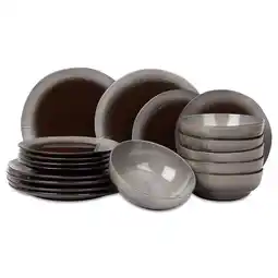 Action Handgemaakt servies - Earth Black aanbieding