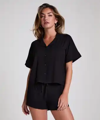 Hunkemoller Hunkemöller Shorts Velours Zwart aanbieding