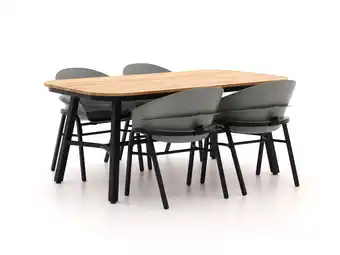 Kees Smit Hartman Tubb dining tuinset 185cm 5-delig verstelbaar aanbieding