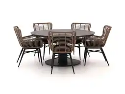 Kees Smit Intenso Asti/La Fonte Ø150cm dining tuinset 6-delig aanbieding
