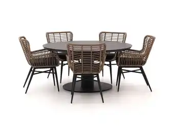 Kees Smit Intenso Asti/La Fonte Ø150cm dining tuinset 6-delig aanbieding