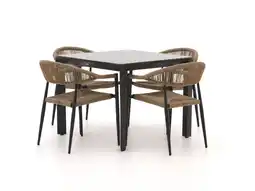 Kees Smit Manifesto Belpasso/Sestino 90cm dining tuinset 5-delig stapelbaar aanbieding