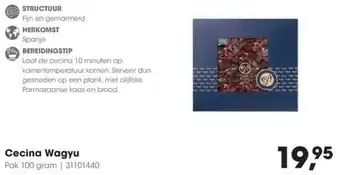 HANOS Cecina Wagyu aanbieding