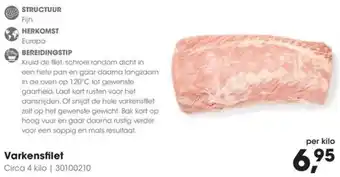 HANOS Varkensfilet aanbieding