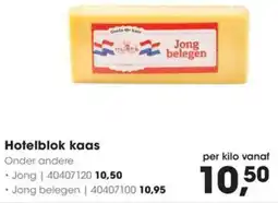 HANOS Hotelblok kaas aanbieding