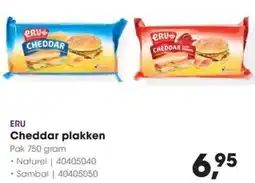 HANOS ERU Cheddar plakken aanbieding