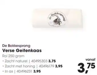 HANOS De Bokkesprong Verse Geitenkaas aanbieding