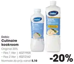 HANOS Debic Culinaire kookroom aanbieding