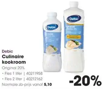 HANOS Debic Culinaire kookroom aanbieding