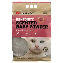 Zooplus Flamingo kattenbakvulling babypoeder aanbieding