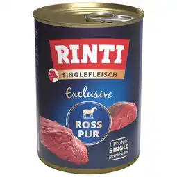 Zooplus Rinti Sensible Puur 24 x 400 g - Paard puur aanbieding
