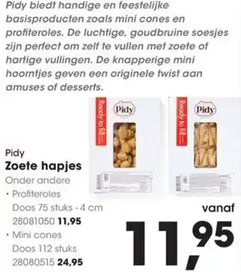 HANOS Pidy Zoete hapjes aanbieding