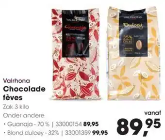 HANOS Valrhona Chocolade fèves aanbieding