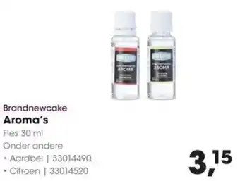 HANOS Brandnewcake Aroma's aanbieding