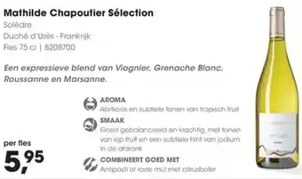 HANOS Mathilde Chapoutier Sélection aanbieding