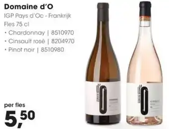 HANOS Domaine d'O aanbieding