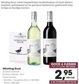 HANOS Whistling Duck aanbieding