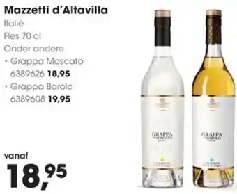 HANOS Mazzetti d'Altavilla aanbieding