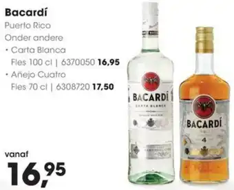 HANOS Bacardí aanbieding