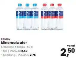 HANOS Sourcy Mineraalwater aanbieding