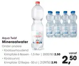 HANOS Aqua Twist Mineraalwater aanbieding